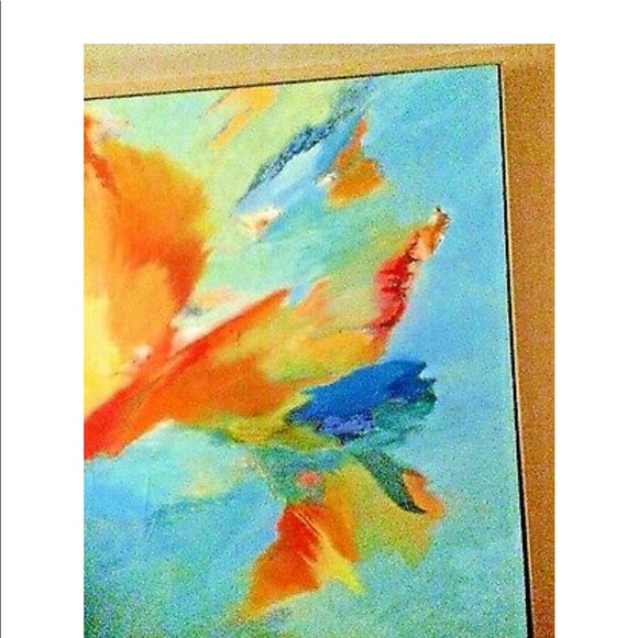 Mid Century Modern Large Oil Painting 1960’s - Picture 8 of 12